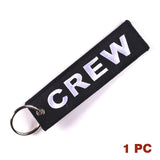 Crew Black Keytag