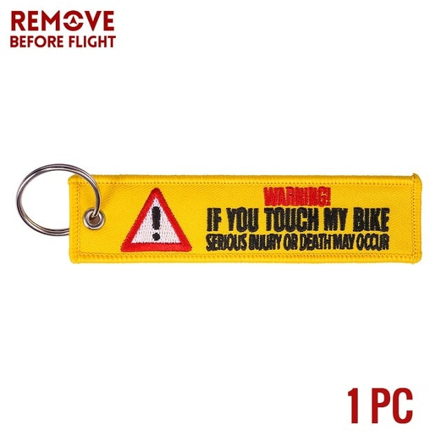 Warning Keytag