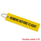 Remove Before Flight Yellow Keytag