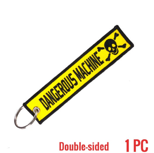 Dangerous Machine Keytag