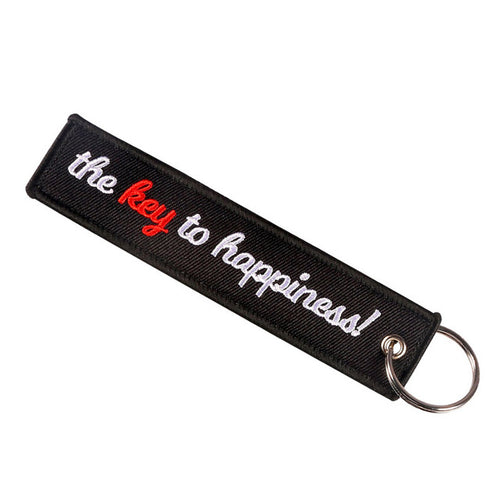 The Key To Happiness Keytag