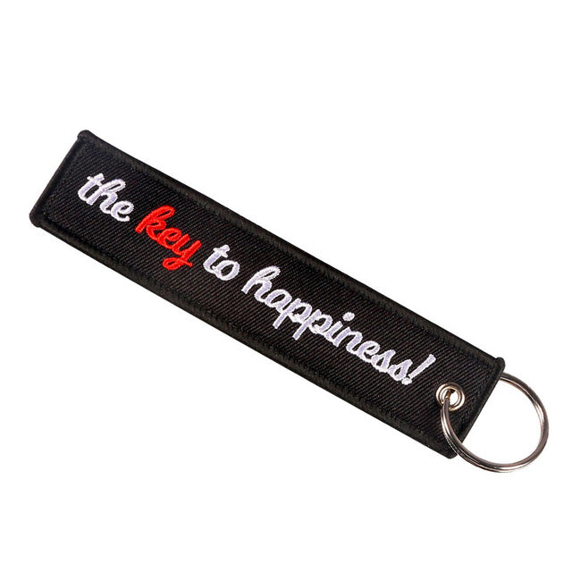 The Key To Happiness Keytag