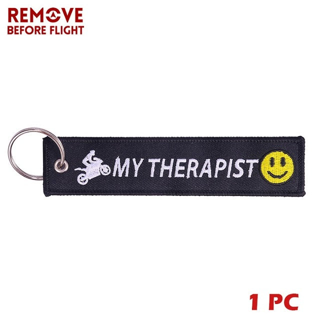 My Therapist Keytag