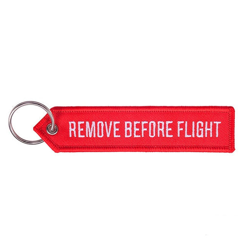 Remove Before Flight Red Keytag